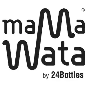 logo mama wata bottiglie in acciaio